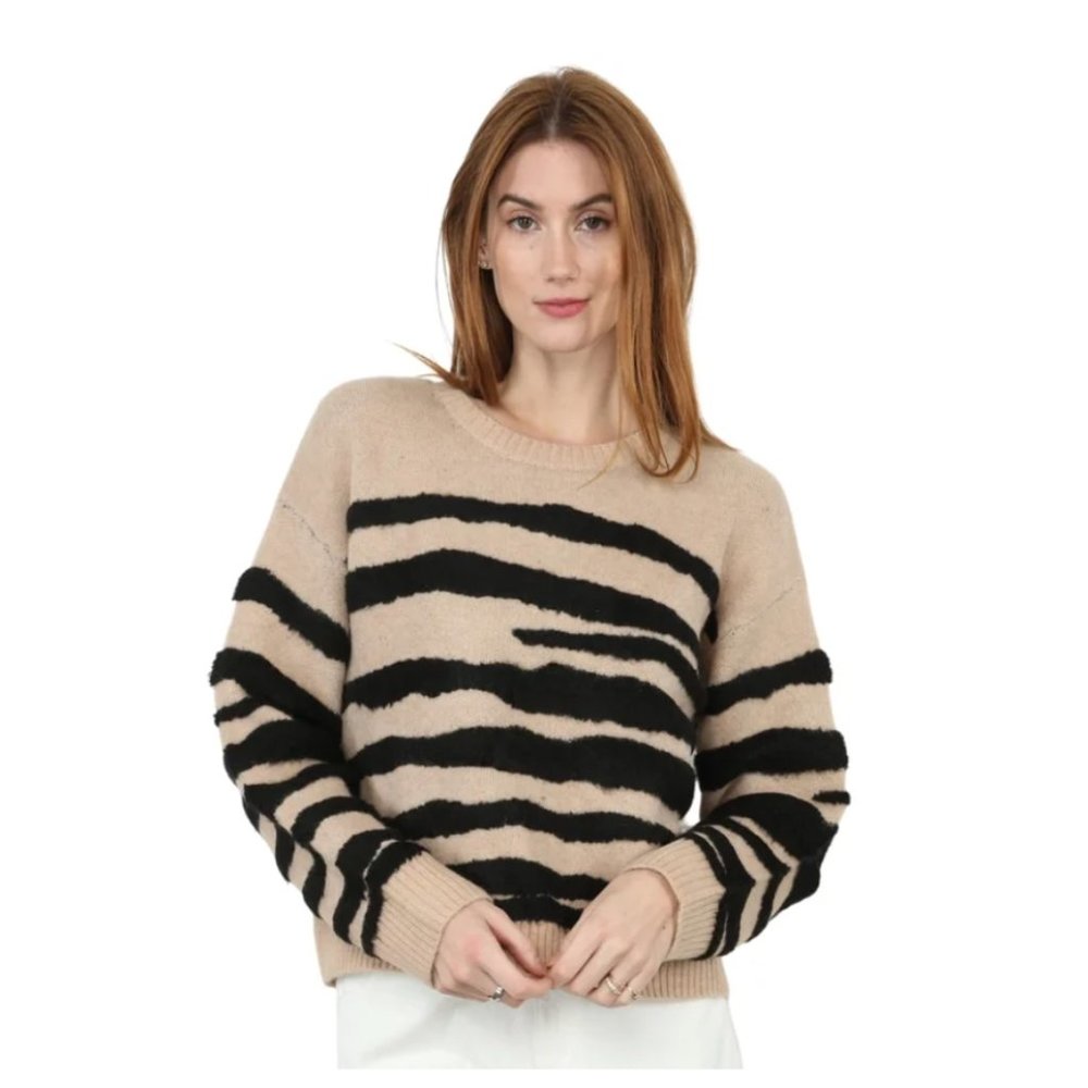 Zero Degrees Celsius Top Sweater Tiger